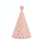 20 pezzi Cappello di compleanno con pallina di pelo con paillettes Forniture per feste di compleanno Cappello di carta da vestire, Colore: n. 8 Rosa