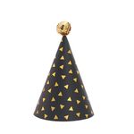 20 pezzi cappello di compleanno palla di pelo con paillettes Forniture per feste di compleanno Cappello di carta da vestire, colore: n. 3 gemma verde