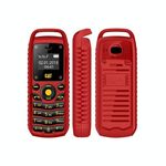 Mini B25 B25 Cuffie Telefono cellulare, Cuffie Bluetooth Bluetooth a mani libere, musica MP3, Dual SIM, Rete: 2G (rosso)