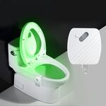 Toilette Tipo sospeso Movimento del corpo umano Risposta sensibile alla luce Luce notturna a LED Cambio colore a 24 colori
