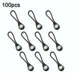 100pcs Alpinismo Zaino da campeggio Zipper Pull Outdoor Anti-Perso Accessori luminosi accattivanti Accessori auto-luminosi con coulisse