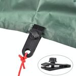 Clip in plastica fissa per tenda da esterno 10 pezzi Clip antivento rinforzata con tetto multiplo per più persone