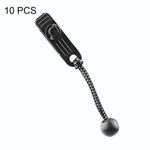 10 pezzi tenda da campeggio esterna tenda antivento clip tenda aggiuntiva punto di trazione clip in plastica clip di fissaggio per telo antipioggia, colore: clip B + palla rimbalzante