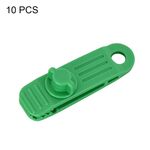 10 pezzi tenda da campeggio esterna tenda antivento clip tenda aggiuntiva punto di trazione clip in plastica clip di fissaggio per telo antipioggia, colore: clip B (verde)