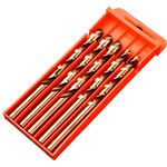 5 PCS 13.0mm 5 PCS Acciaio ad alta velocità M35 Punta elicoidale contenente cobalto Punta da trapano completamente rettificata in acciaio inossidabile