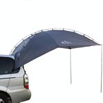LADUTA Outdoor Self-Driving Tour Barbecue Camping Car Side Tent Car Tail Extension Tenda Forniture (grigio blu)