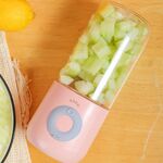 Spremiagrumi per uso domestico con ricarica elettrica multifunzione mini portatile USB (rosa)