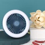6355 Mini moschettone pieghevole luce notturna a ventaglio (blu)