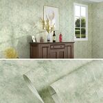 0.53x3m Retro 3D stereo prugna blossom wallpaper camera da letto camera da letto soggiorno TV sfondo sfondo wallpaper autoadesiva (9904-5 luce verde B
