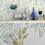 0.53x5m 3D stereoretro autoadesivo wallpaper non tessuto carta da parati pastorale floreale da camera da letto soggiorno TV Sfondo sfondo wall sticker (MD01 beige)