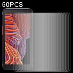 Per Samsung Galaxy Xcover 5 50 PCS 0.26mm 9H Durezza superficiale 2.5D Pellicola a schermo intero in vetro temperato antideflagrante