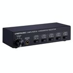 B032 Amplificatore di potenza 2 in 4 out Commutatore audio Altoparlante Senza perdita di qualità del suono 300 W per canale Comparatore distributore di interruttori con funzione di monitoraggio delle cuffie / ingresso audio