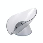 Scatola per sapone di scarico WC 4 pezzi senza mensola perforata (grigio)