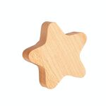 Gancio da parete in legno Gancio appendiabiti appiccicoso per portico (stella)