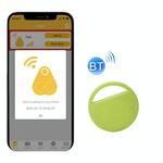 HYC-S9 2 PCS Round Bluetooth Object Finder Localizzatore di localizzazione del telefono cellulare Allarme bidirezionale anti-smarrimento (verde)
