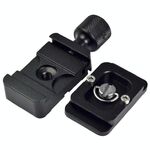 Stabilizzatore Piastra di sgancio rapido Piastra di portata guida per gambali con vite da 1/4 di pollice