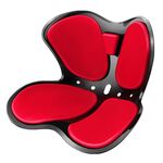 Office Waist Flower Petals Cushion Corrected Sitting Posture Pregnant Woman Decompression Petals(Red)