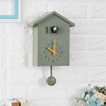 T60 Cuckoo Clock The Bird Reports On The Hour Clock, Colour: Green