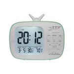 G179 Retro TV sveglia studente dormitorio letto letto elettronico (versione inglese verde)