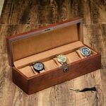 6 slot slot welow watch box stoccaggio collezione di gioielli scatola di visualizzazione con serratura (rettangolo)