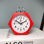 2 PZ OS005 Studenti Sveglia MUTE Alla sveglia Bambini Camera da letto Letto Night Light Svelork (Rosso)