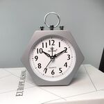 2 PZ OS005 Studenti Sveglia MUTE Alla sveglia Bambini Camera da letto Letto Night Light Svella orologio (grigio)