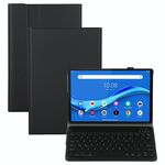 Tastiera a retroilluminazione Bluetooth rimovibile AM10S Custodia a flip orizzontale ad ultrasottile ultrasottile con supporto per Lenovo M10 Plus 10.3 pollici X606F (nero)