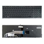 Tastiera della versione statunitense con retroilluminazione per HP Zboard 15 17 G3 848311-001