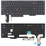 Tastiera della versione statunitense per Lenovo ThinkPad E580 E585 E590 E595 T590 P53S L580 L590 P52 P72 P53 P73 (nero)