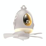 MF023 Airplane Night Light Pleacing Fan Famiglia USB Telecomando ventilatore (bianco)