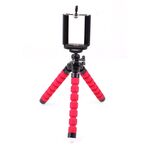 5 Pz Polpo Fotografia Spagna Photography Mobile Phone Stand Portable Lazy Regolabile Vibrato Live Treppiede Stand (Rosso)