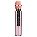 K3 Bluetooth 5.0 Karaoke Live Stereo Sound Bluetooth Bluetooth Microfono condensatore (rosa)