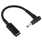 PD 100W 18.5-20V 3.0 x 1,0 mm a gomito a gomito a USB-C / tipo-C Adattatore in nylon Cavo treccia