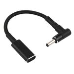 PD 100W 18.5-20V 4.0 x 1,35mm a gomito a gomito a USB-C / tipo-c cavo a treccia in nylon in nylon