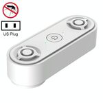 JL-215 Ultrasonic Mosquito Killer ad alta potenza Double-Horn High-Frequency Mouse Repeller, Specifiche del prodotto: Plug USA (bianco)