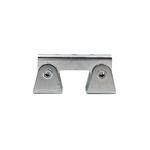 8 pezzi V-magnetic regolabili regolabili clipper f clip fixture (argento)