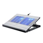 NUOXI T10 Laptop Radiatore multi-file Regolazione multi-file Staffa in lega di alluminio (argento)