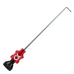 2 PCS CX Dispositivo di disaccoppiamento Ago in acciaio inox Ago in acciaio inossidabile Piattaforma di pesce Pesca Pesca (4,0 mm rosse)
