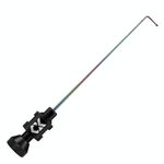 2 PCS CX Dispositivo di disaccoppiamento Ago in acciaio inox Cruciano Pesce Pesce Piscina Guardia da pesca (2,5 mm Nero)