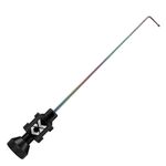 2 PCS CX Dispositivo di disaccoppiamento Ago in acciaio inox Ago in acciaio inox Piattaforma per pesca Pesca Pesca (4,0 mm Nero)