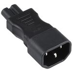 Socket convertitore dell'adattatore di alimentazione C1 a C14 AC