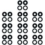 Per OPPO Reno4 SE/A93 4G/OPPO Reno4 F/Reno4 Lite/F17 Pro PEAT00 PEAM00 10pcs Obiettivo fotocamera posteriore