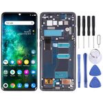Schermo LCD originale per TCL 10 Pro Digitizer Assemblaggio completo con cornice (grigio)