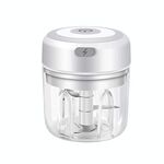 ZM-14 Gomentana Mini Aglio Elettrico senza fili Masher, Colore: tazza alta bianca 250ml