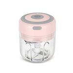 ZM-14 Gomentana Mini Aglio Elettrico senza fili Masher, Colore: tazza alta rosa 250ml