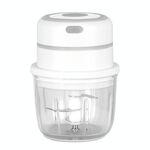 ZM-14 Mini Aglio Elettrico senza fili della famiglia ZM-14, Colore: vetro bianco 300ml