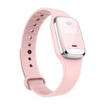 Braccialetto repellente per zanzare ad ultrasuoni all'aperto M20 con test di temperatura dell'orologio e del corpo (rosa)