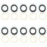 10 pz Lente per fotocamera per Xiaomi MI 11 M2011K2C M2011K2G