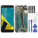 Schermo LCD OEM per Vodafone Smart Ultra 6 VF-995N VF995N digitalizzatore assemblaggio completo con cornice (nero)