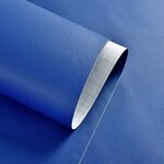 Carta da parati autoadesiva in tinta unita 0,6x3 m PVC addensato con colla Adesivi per asilo per bambini in tinta unita (Indigo Y811)